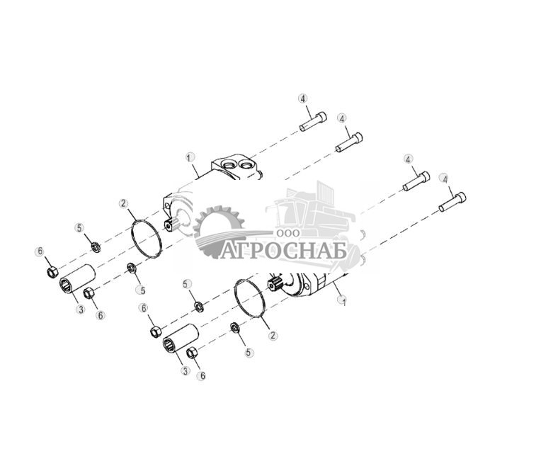 Двигатель вращения поворотного круга, с двумя входами - ST879289 295.jpg
